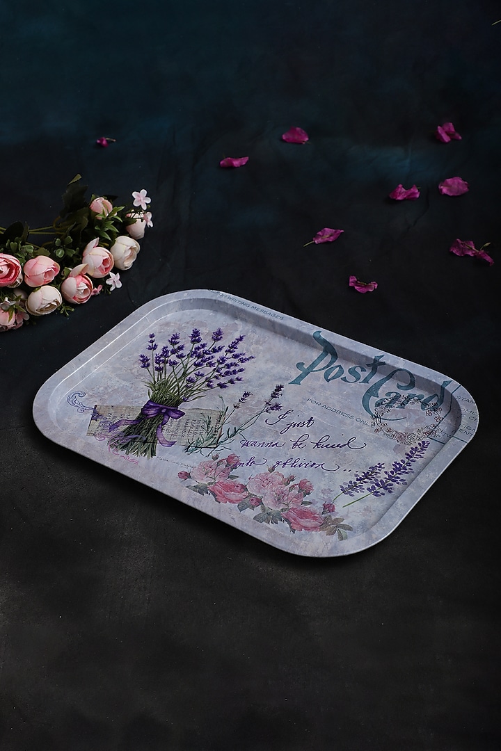 Multi-Colored Metal Tray Set by Home Struck at Pernia's Pop Up Shop