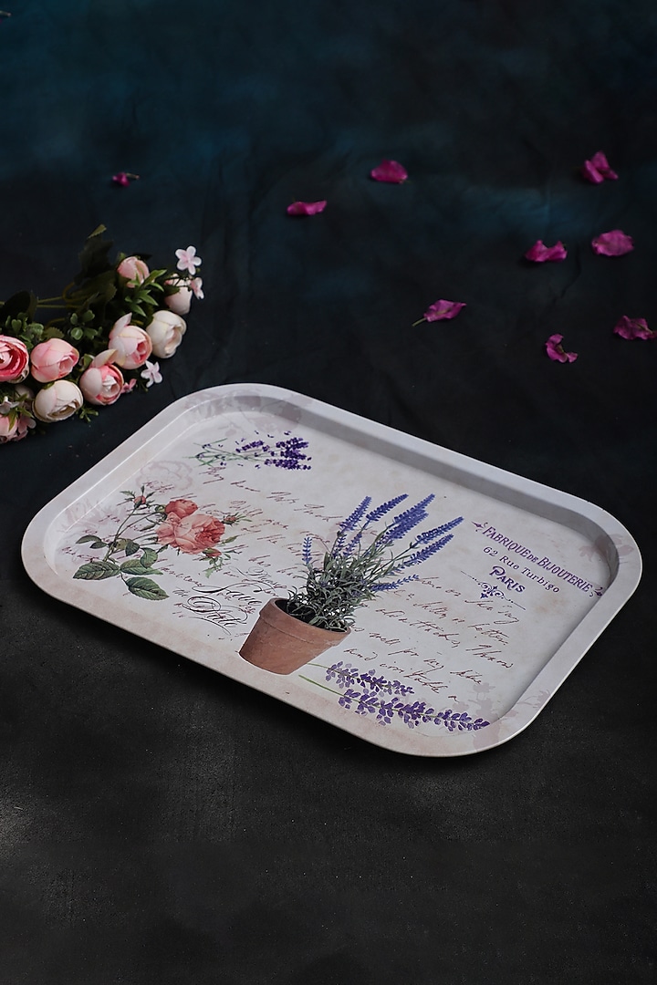 Multi-Colored Metal Tray Set by Home Struck at Pernia's Pop Up Shop