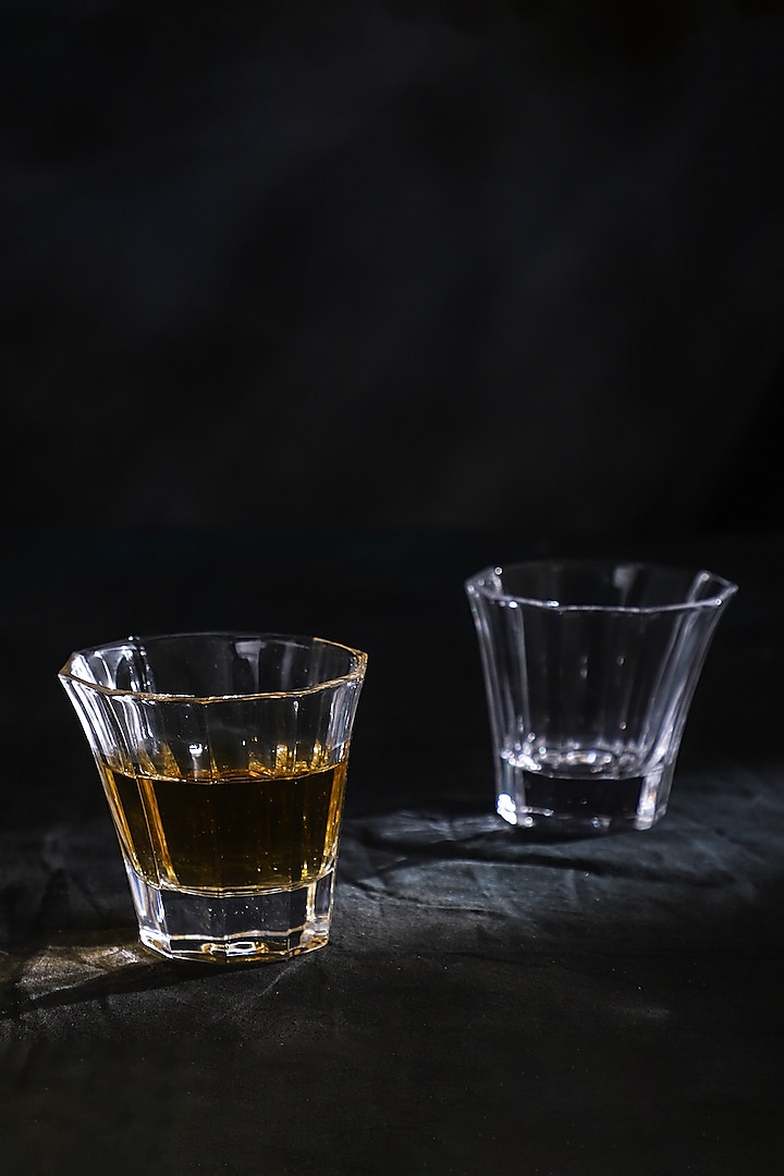 Transparent Whisky Glass Set (Set of 6) by Home Struck