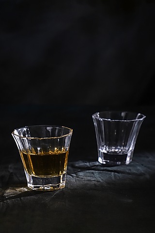 Transparent Whisky Glass Set (Set of 6) by Home Struck