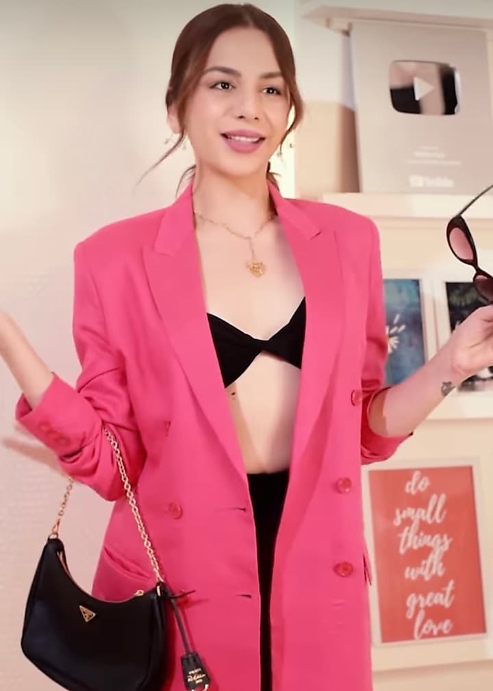 Pink Suiting Blazer by The Hem'd