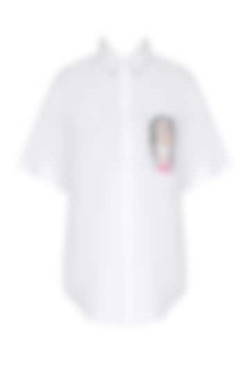 White Boogeyman Pocket Shirt by Huemn Project