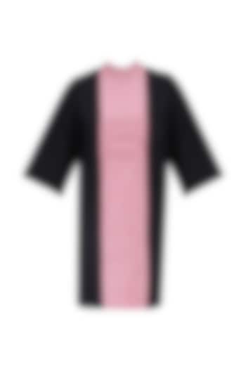 Pink and Black Panelled Gorilla Dress by Huemn Project
