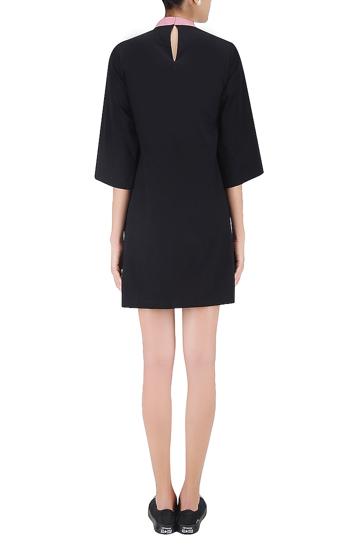 Pink and black panelled gorilla dress available only at Pernia's Pop Up Shop.