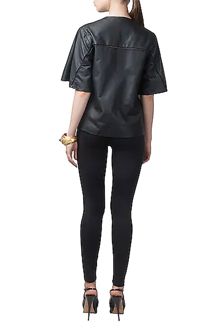 Leather anti-fit tee shirt available only at Pernia's Pop-Up Shop.