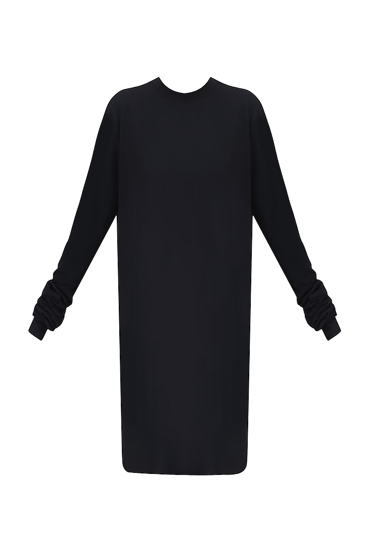 Black T Shirt Dress by Huemn Project