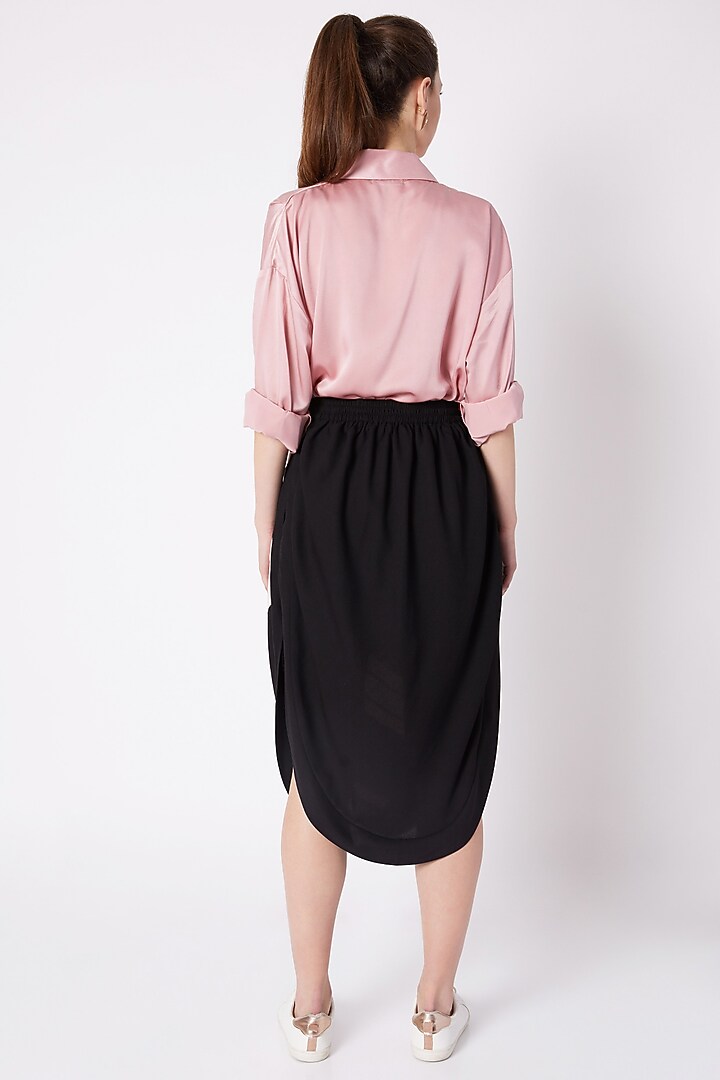 Black & White Athleisure Skirt by House of Behram at Pernia's Pop Up Shop