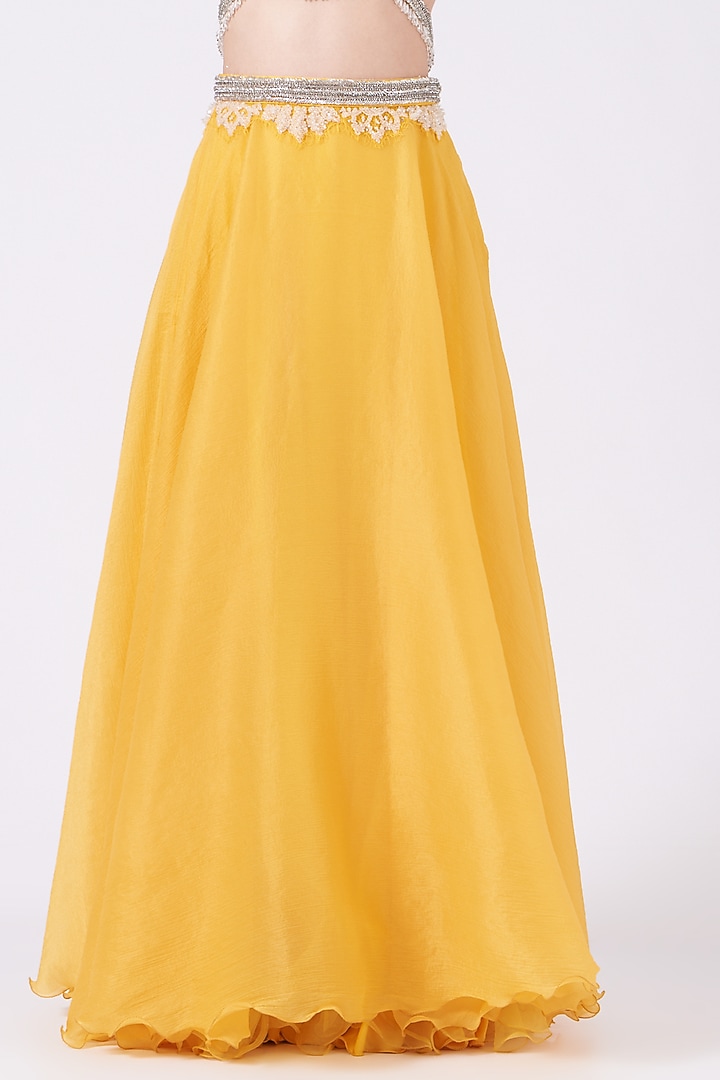 Yellow Embellished Wedding Lehenga Set by House of Exotique at Pernia's Pop Up Shop