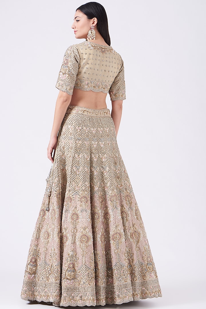 Mint Green Embellished Bridal Lehenga Set by House of Exotique at Pernia's Pop Up Shop