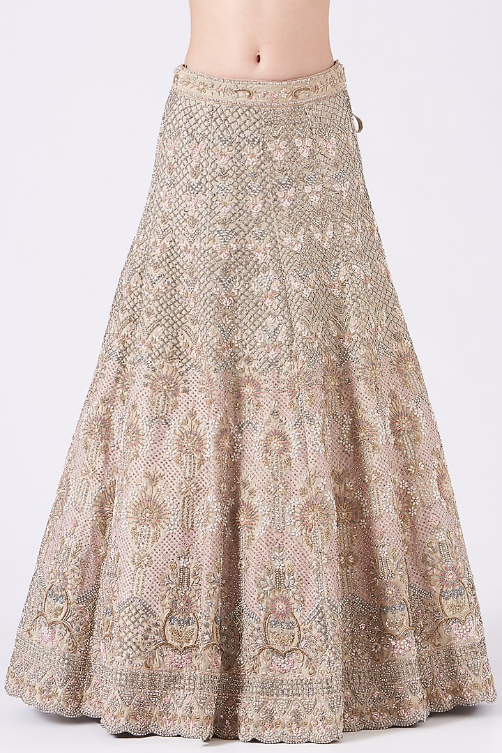 Mint Green Embellished Bridal Lehenga Set by House of Exotique at Pernia's Pop Up Shop