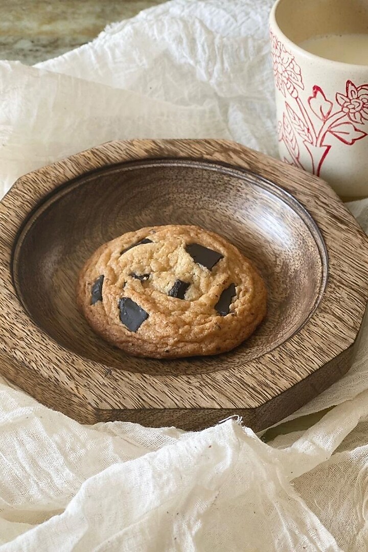 Dark Brown Mango Wood Decagon Bowl by Hohmgrain at Pernia's Pop Up Shop