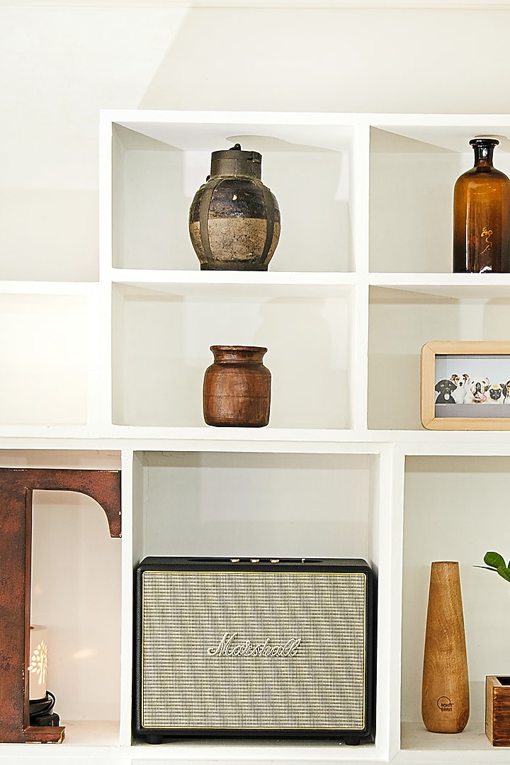 Light Brown Mango Wood Vase by Hohmgrain at Pernia's Pop Up Shop