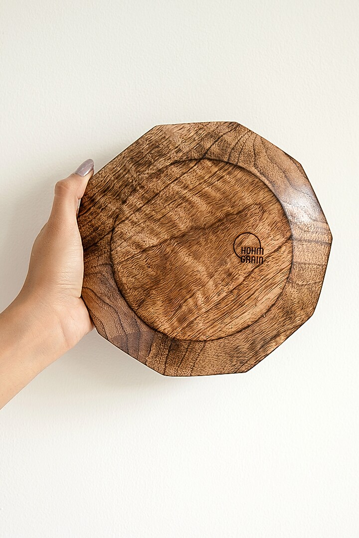 Dark Brown Mango Wood Dragon Bowl Set by Hohmgrain at Pernia's Pop Up Shop
