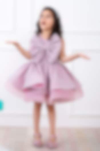 Pink Sequins Dress For Girls by Hoity Moppet