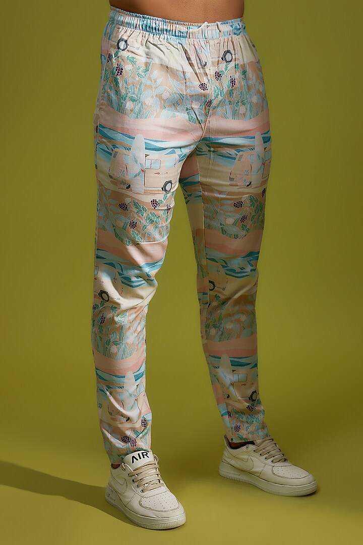 Multi-Colored Pure Cotton Digital Printed Co-Ord Set by House of K.C at Pernia's Pop Up Shop
