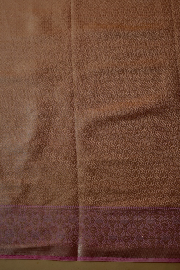 Pink & Golden Kanjivaram Silk Festive Saree by House of Dhriti at Pernia's Pop Up Shop