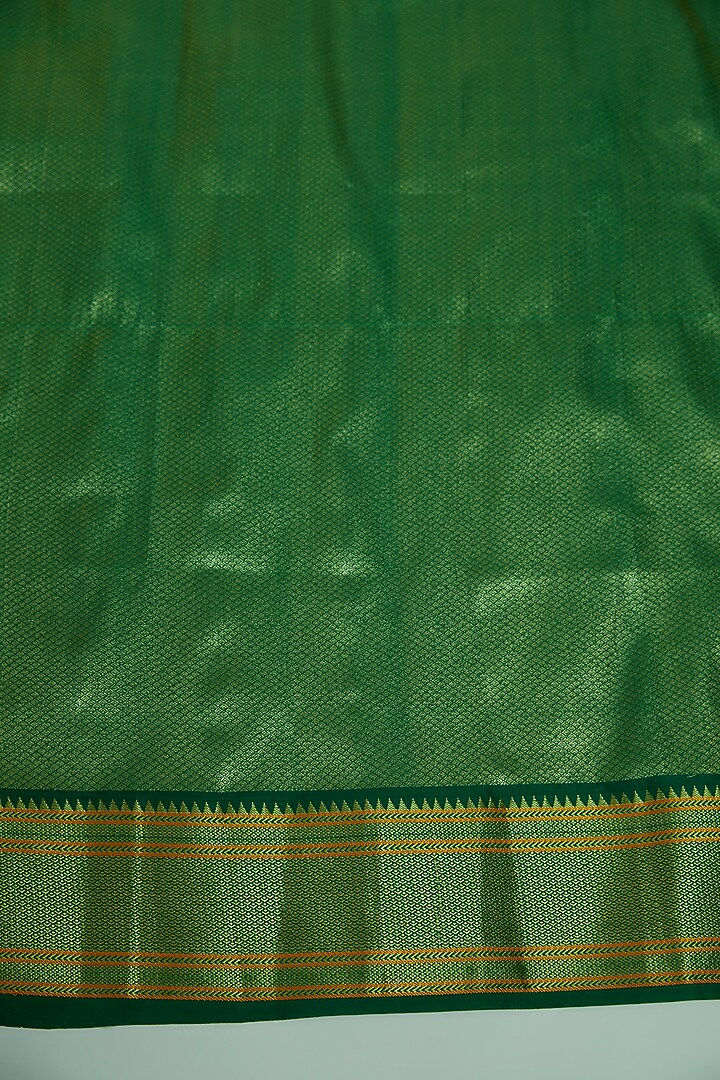 Maroon-Wine Silk Kanjivaram Party Wear Saree Set by House of Dhriti at Pernia's Pop Up Shop