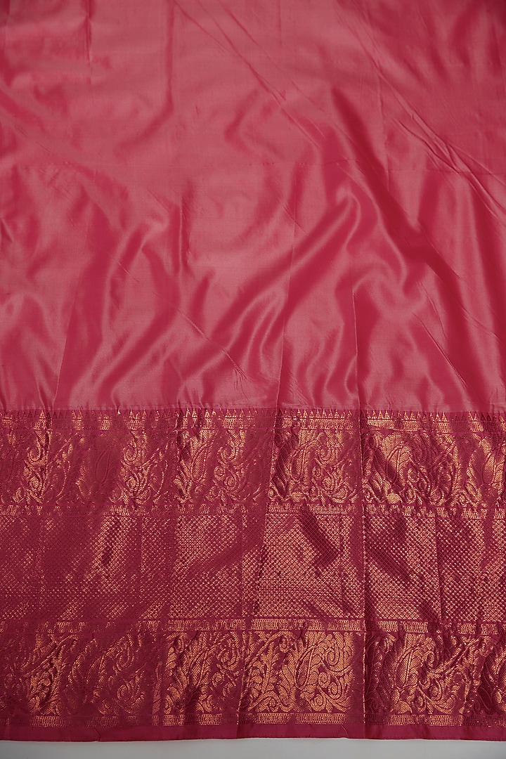 Pista Green Silk Zari Kanchipuram Festive Saree Set by House of Dhriti at Pernia's Pop Up Shop