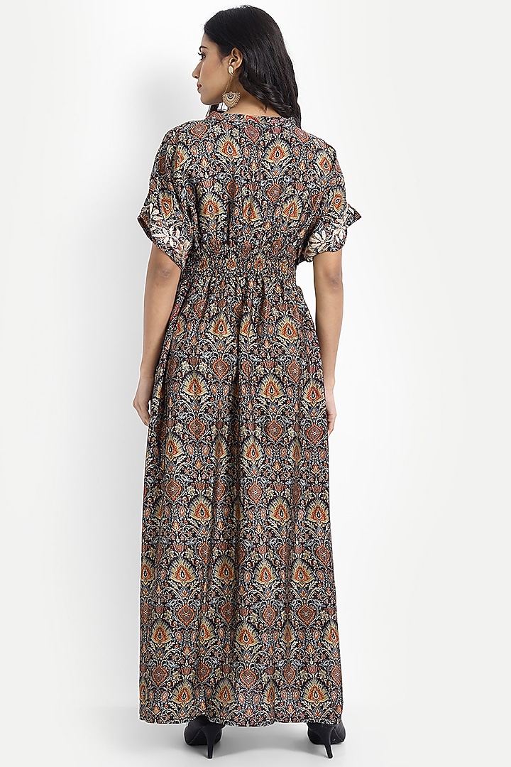 Multi-Colored Chikankari Embroidered Summer Dress by House Of Kari at Pernia's Pop Up Shop