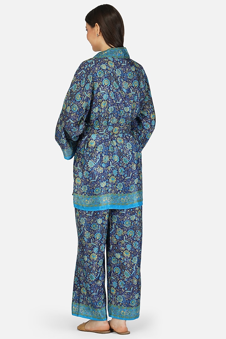 Blue Printed Co-Ord Set by House Of Kari at Pernia's Pop Up Shop