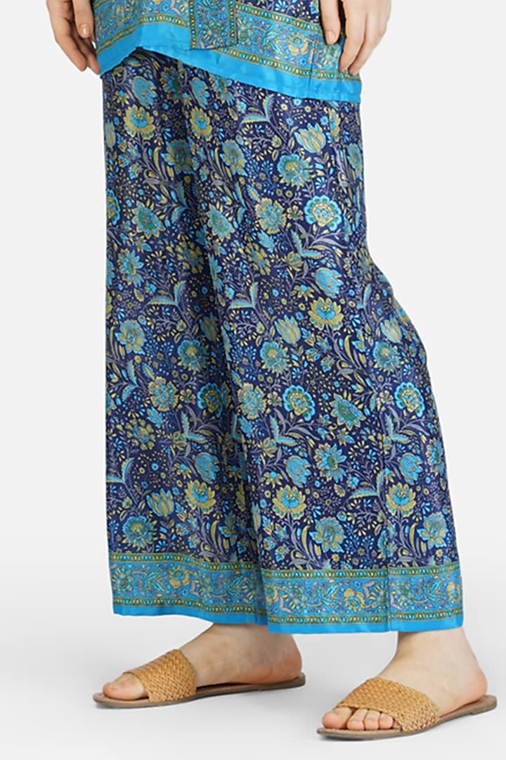 Blue Printed Co-Ord Set by House Of Kari at Pernia's Pop Up Shop