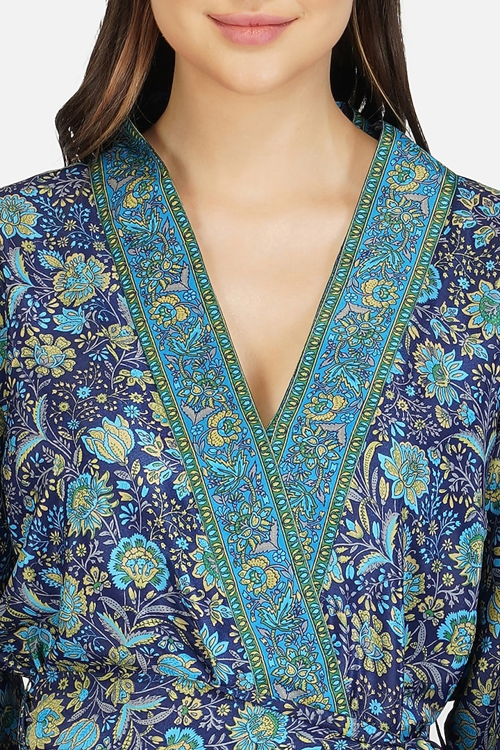 Blue Printed Co-Ord Set by House Of Kari at Pernia's Pop Up Shop
