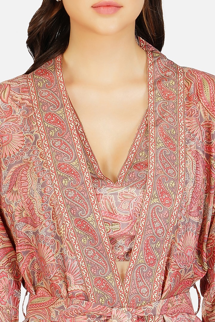 Multi-Colored Printed Co-Ord Set by House Of Kari at Pernia's Pop Up Shop