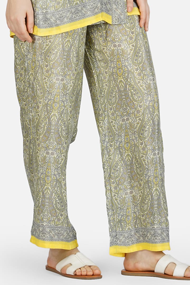 Grey Printed Co-Ord Set by House Of Kari at Pernia's Pop Up Shop