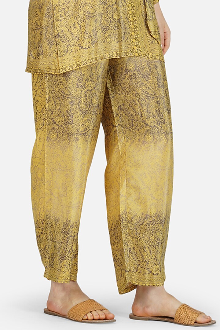 Yellow Printed Co-Ord Set by House Of Kari at Pernia's Pop Up Shop