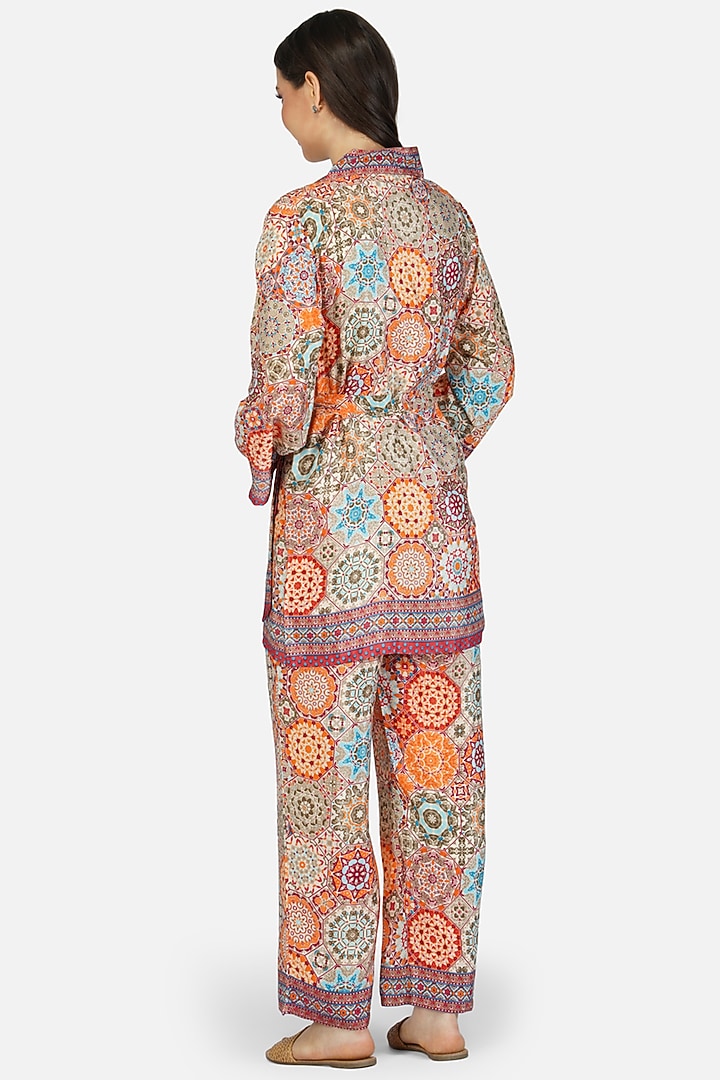 Multi-Colored Co-Ord Set With Print by House Of Kari at Pernia's Pop Up Shop