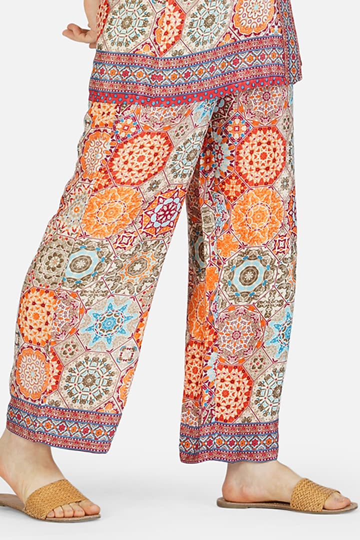 Multi-Colored Co-Ord Set With Print by House Of Kari at Pernia's Pop Up Shop