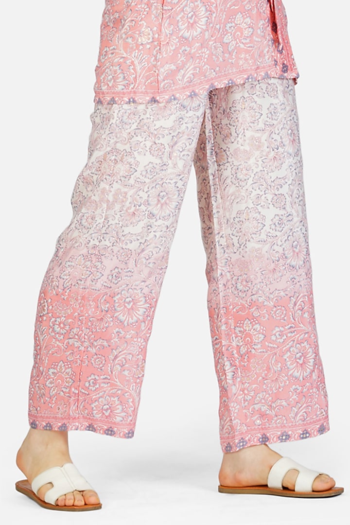 Pink Printed Co-Ord Set by House Of Kari at Pernia's Pop Up Shop