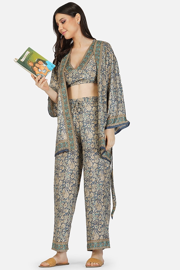 Grey Co-Ord Set With Print by House Of Kari at Pernia's Pop Up Shop