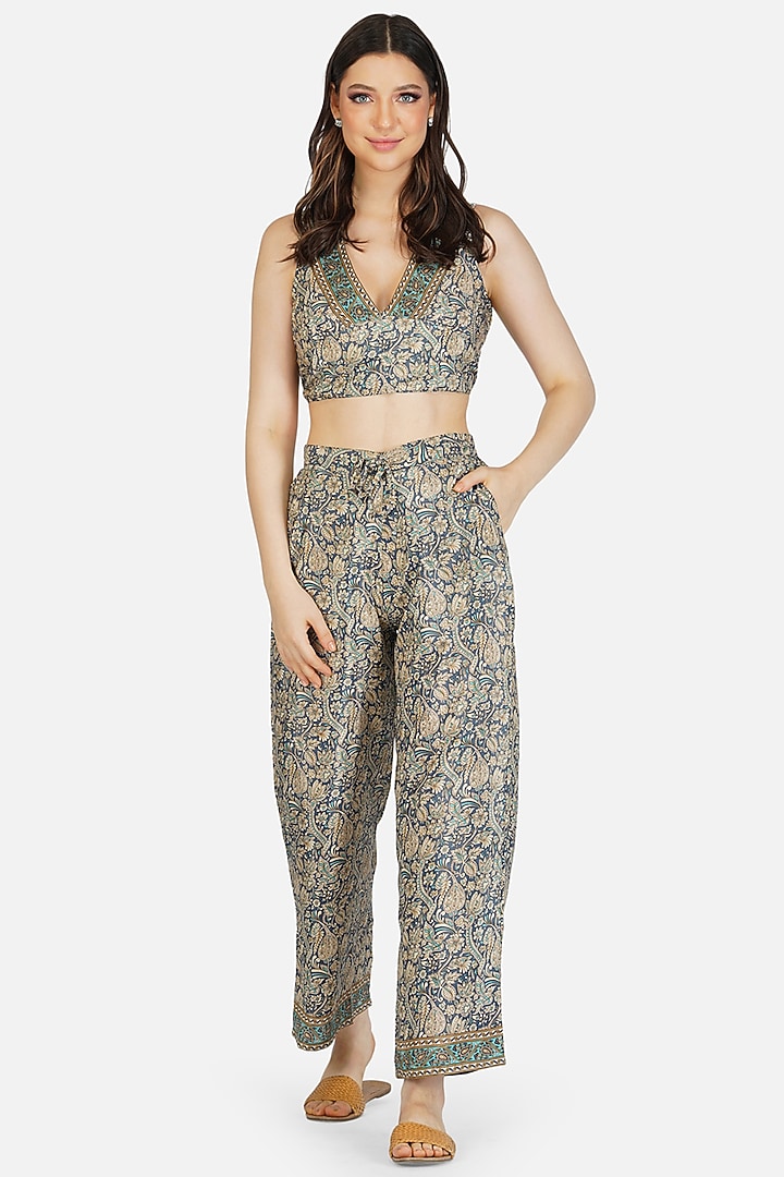 Grey Co-Ord Set With Print by House Of Kari at Pernia's Pop Up Shop