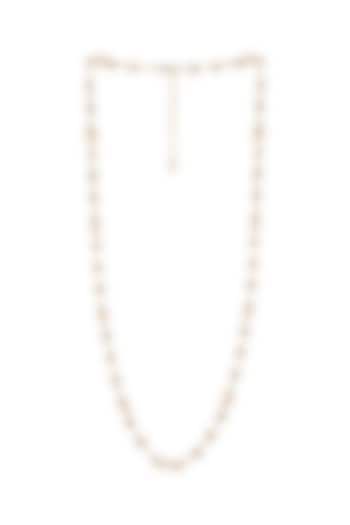 Gold Finish Freshwater Pearl Necklace by House of Tuhina at Pernia's Pop Up Shop