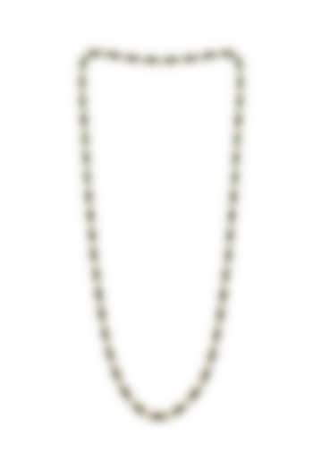 Gold Finish Freshwater Pearl Necklace by House of Tuhina at Pernia's Pop Up Shop