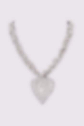 White Finish Grape Paan Necklace by House of Tuhina