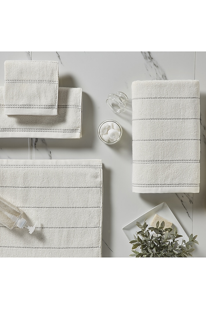 Egret Cotton Terry Towel Set by HOUMN