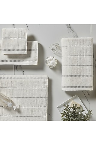 Egret Cotton Terry Towel Set by HOUMN
