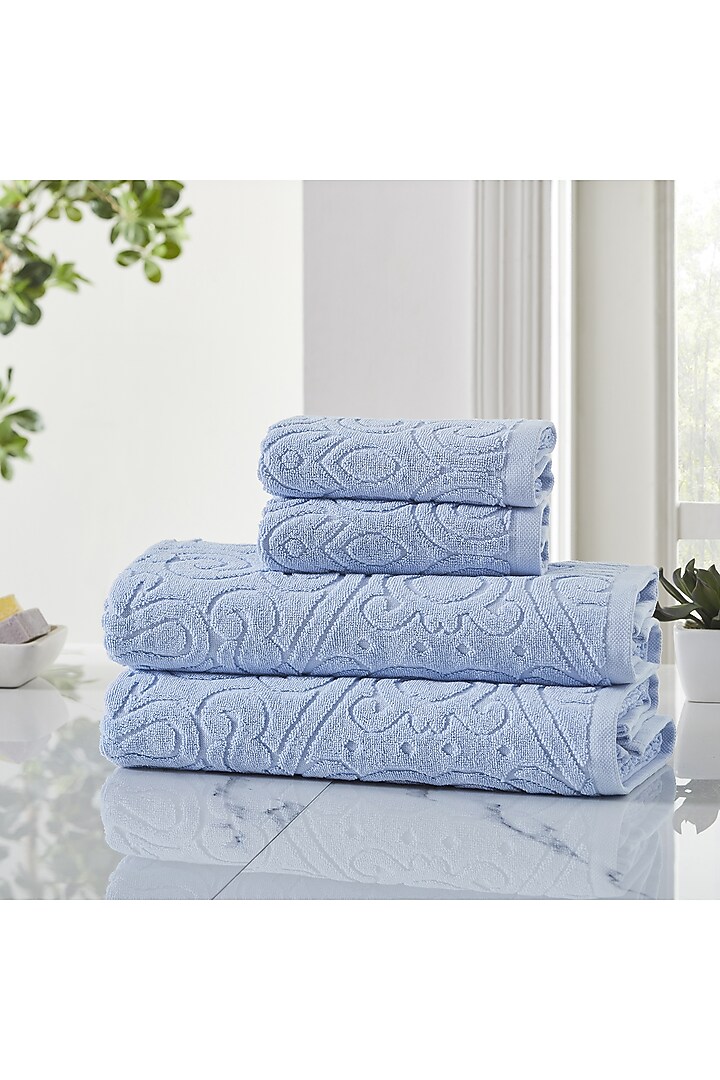 Heather Cotton Terry Towel Set by HOUMN at Pernia's Pop Up Shop