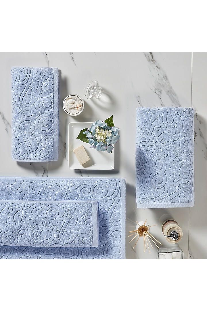 Heather Cotton Terry Bath Towel Set by HOUMN at Pernia's Pop Up Shop