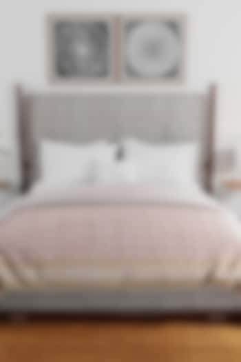 Red & Green Cotton Block Printed Quilt by HOUMN at Pernia's Pop Up Shop