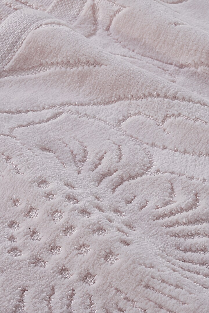 Rose Pink Cotton Terry Towel Set by HOUMN at Pernia's Pop Up Shop