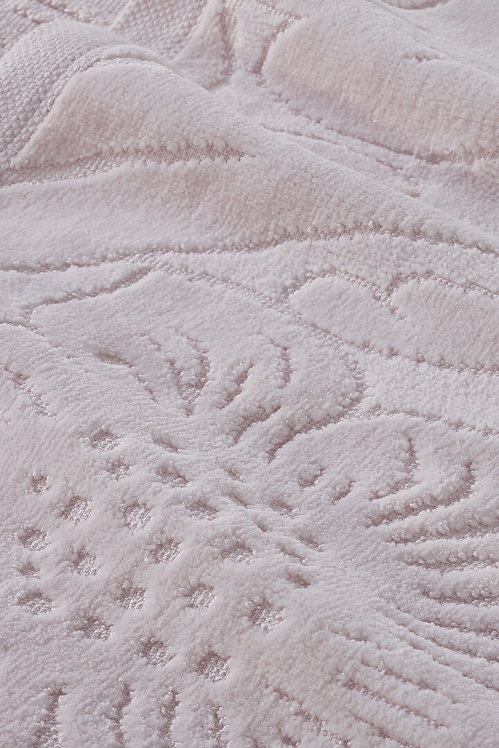 Rose Pink Cotton Terry Bath Towel by HOUMN at Pernia's Pop Up Shop