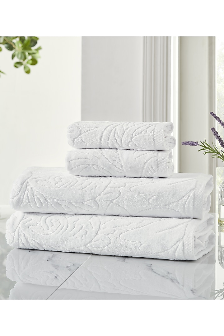 Egret Cotton Terry Towel Set by HOUMN at Pernia's Pop Up Shop