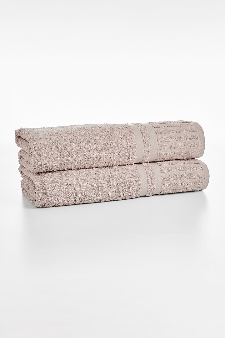 Chestnut Cotton Bath Towel Set by HOUMN at Pernia's Pop Up Shop
