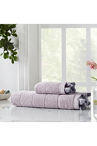 Porpoise Cotton Terry Towel Set by HOUMN