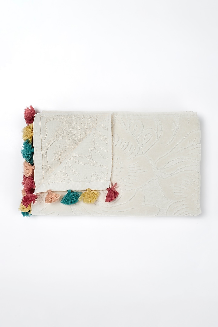 Egret Cotton Terry Towel Set by HOUMN at Pernia's Pop Up Shop