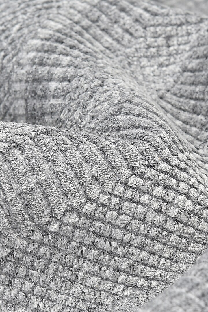 Grey Cotton & Viscose Rug by HOUMN at Pernia's Pop Up Shop