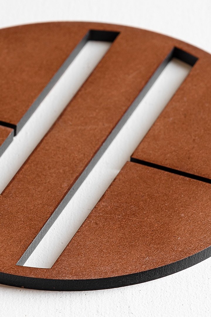 Brown Acacia Wood Trivet Set by HOUMN at Pernia's Pop Up Shop